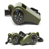 3-in-1 Outdoor Whistle with Compass & Thermometer