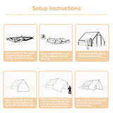 Pakicetus Inflatable Camping Tent | Multiple Sizes & Colors