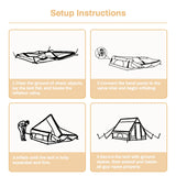 Pakicetus Inflatable Camping Tent | Multiple Sizes & Colors