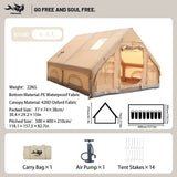 Pakicetus Inflatable Camping Tent | Multiple Sizes & Colors