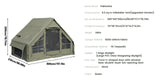 Pakicetus Inflatable Camping Tent | Multiple Sizes & Colors