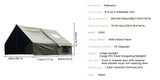 Pakicetus Inflatable Camping Tent | Multiple Sizes & Colors