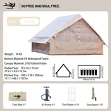Pakicetus Inflatable Camping Tent | Multiple Sizes & Colors