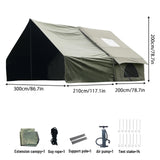 Pakicetus Inflatable Camping Tent | Multiple Sizes & Colors