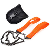 Pocket Chain Saw with Grip Straps | Camping Hand Saw