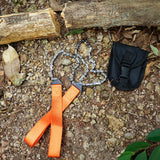 Pocket Chain Saw with Grip Straps | Camping Hand Saw