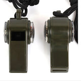 3-in-1 Outdoor Whistle with Compass & Thermometer